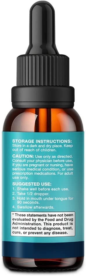 Organic Hemp Oil Drops - High Potency CBD