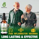 Organic Hemp Oil Drops - Maximum Strength, USA-made