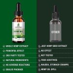 Organic Hemp Oil Drops - Maximum Strength, USA-made