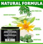 Hemp Cream for Joints, Back, Neck, Elbows | CBD Oil Extract