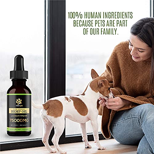 Billion Pets - Hemp Oil for Dogs and Cats - Omega Fatty Acids - Hip and Joint Support and Skin Health