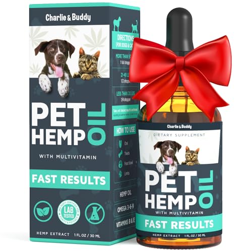 Natural Hemp Oil for Dogs and Cats