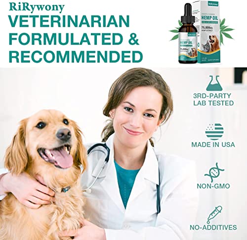 Pure Hemp Drops for Pets - Arthritis, Anxiety Relief