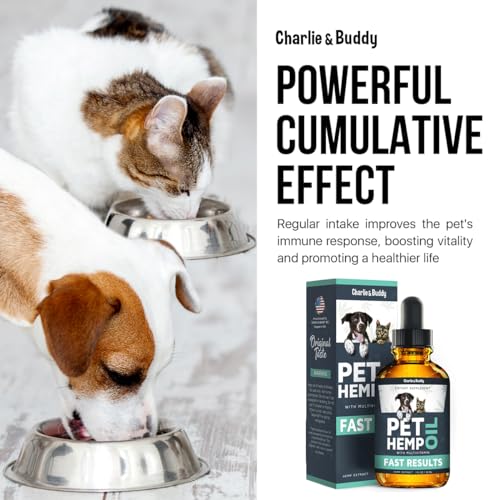 Natural Hemp Oil for Dogs and Cats