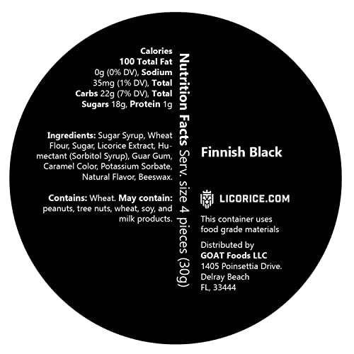 Finnish Black Licorice Chews - Gourmet Candy (1lb)