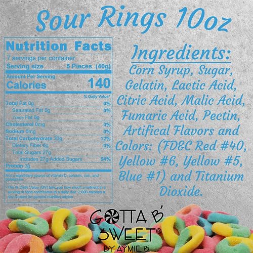 Sweet and Sour Gourmet Gummi Candy - 10oz