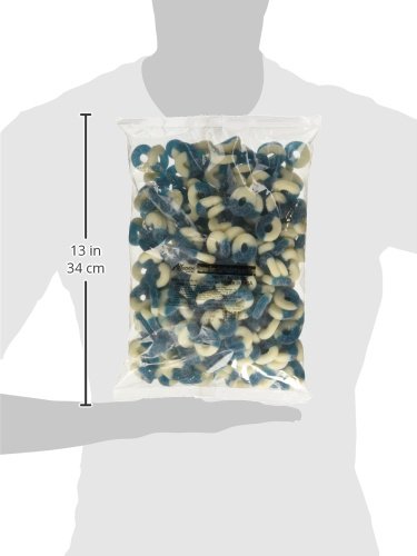 Albanese Gummi Blue Raspberry Rings - 4.5 lbs