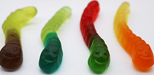 Assorted Gummy Worms Candy - 2 LB