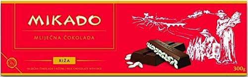 300g Mikado Milk Chocolate with Rice