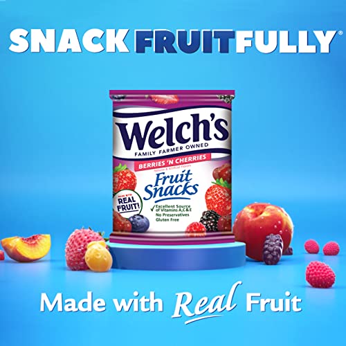 Welch's Berries 'N Cherries Fruit Snacks, Gluten Free