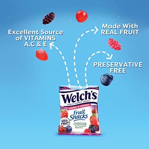 Welch's Berries 'N Cherries Fruit Snacks, Gluten Free