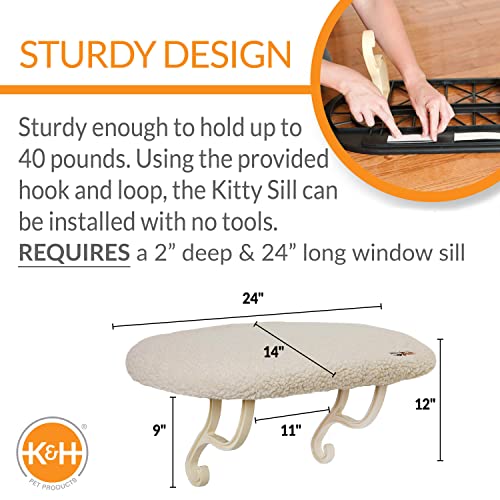 K&H Cat Window Hammock Perch - Fleece