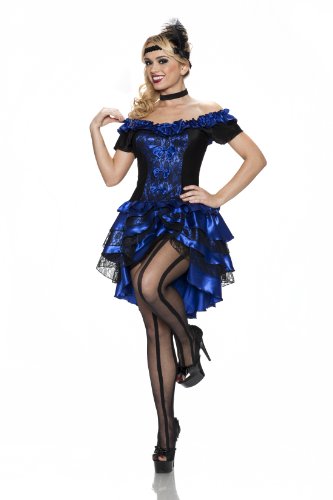 Blue Small Dance Hall Queen Vintage Costume