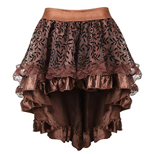 Steampunk Corset Skirt Renaissance Dress Gothic Costume