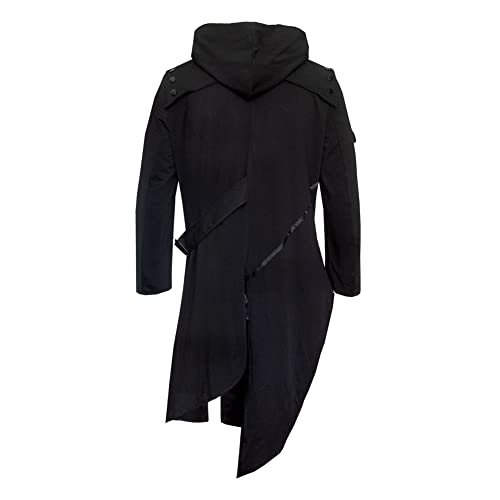 Men's Medieval Steampunk Gothic Renaissance Frock Coat Vintage