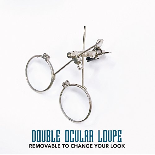 Steampunk Victorian Goggles with Compass Design, Blue Lenses