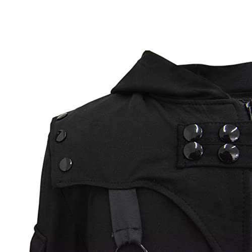 Men's Medieval Steampunk Gothic Renaissance Frock Coat Vintage