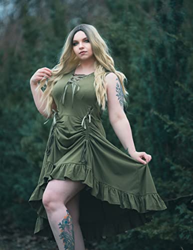 Gothic Steampunk 2XL Dress for Women Renaissance Faire