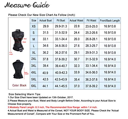 Retro Goth Spiral Steel Boned Steampunk Corset Set