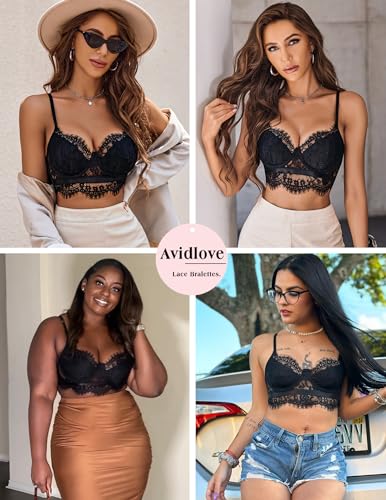 Floral Lace Bustier Corset for Women - Black, X-Large