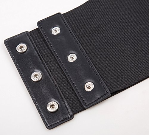 GRACE KARIN Vintage Black Elastic Corset Waist Cincher