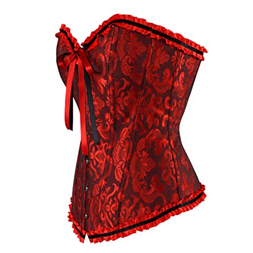 Kranchungel Plus Size Gothic Lacing Corset Bustier