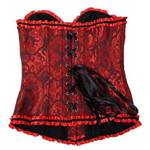Kranchungel Plus Size Gothic Lacing Corset Bustier