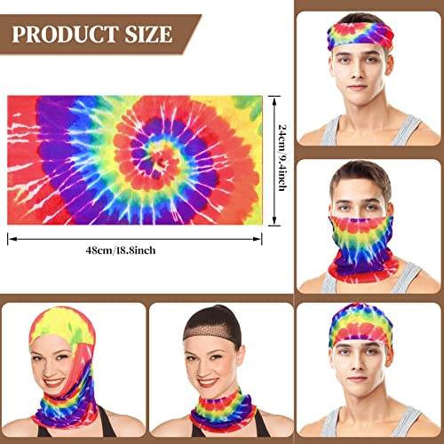 Hippie Costume Set: 3-Piece Rainbow Leopard Outfit