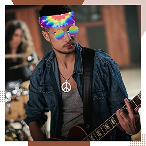 Hippie Costume Set: 3-Piece Rainbow Leopard Outfit