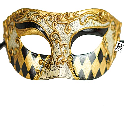 Couples Roman God Burlesque Masks for Halloween Costume