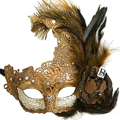Couples Roman God Burlesque Masks for Halloween Costume