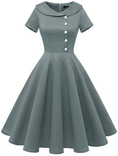 1950s Audrey Hepburn Style Swing Dress by Wedtrend