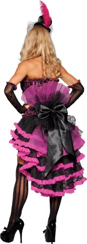 InCharacter Burlesque Beauty Dress, Pink/Black, Size Large