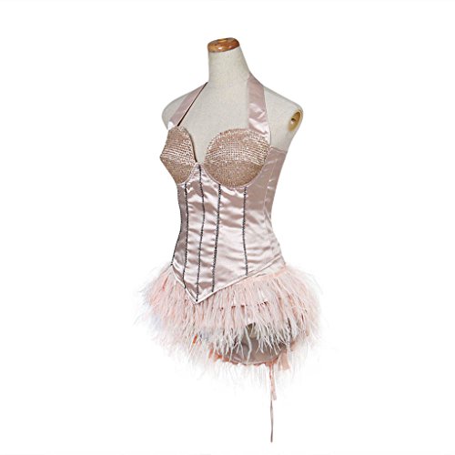 1791's Lady Sexy Halloween Cosplay Burlesque Dress in Pink