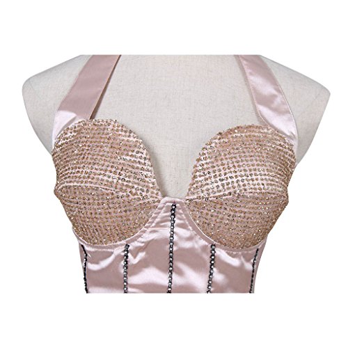 1791's Lady Sexy Halloween Cosplay Burlesque Dress in Pink