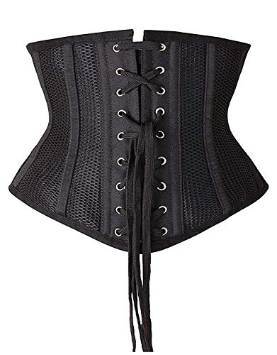 Petite Steel Boned Underbust Corset Vintage Style Shaper