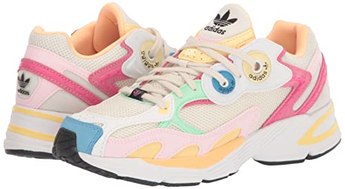 adidas Women's Astir Sneaker - Off White/Pulse Mint/Clear Pink