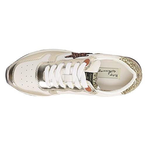 Rock Glitter Slip On Sneakers - Beige - Size 6.5M