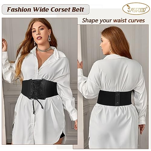 Vintage Lace-up Waspie Waist Belt for Women's Dresses