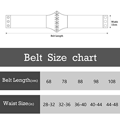 Black Renaissance Corset Belt Gothic Pirate Medieval Plus Size