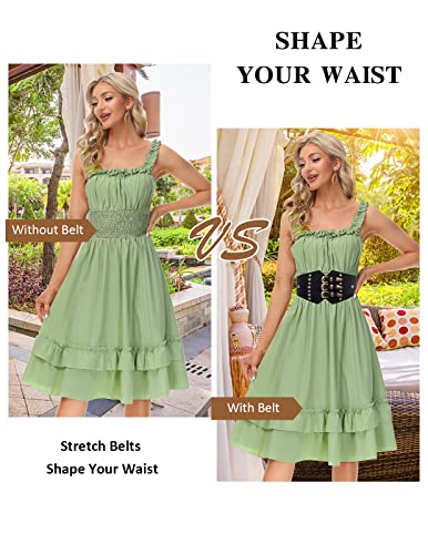 Scarlet Darkness Renaissance Wide Waist Belt Gothic Corset