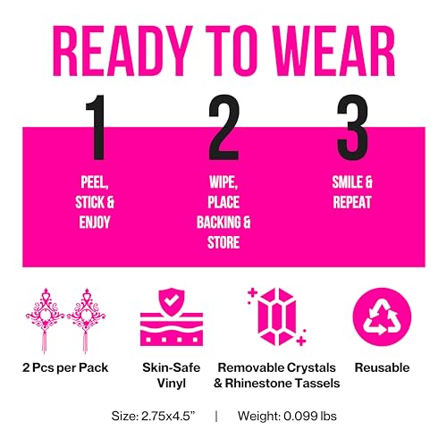 Jasmine Purple Rhinestone Pasties - Vintage Burlesque Lingerie