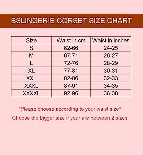 Retro Gothic Heavy Duty Underbust Corset, Red (Size L)