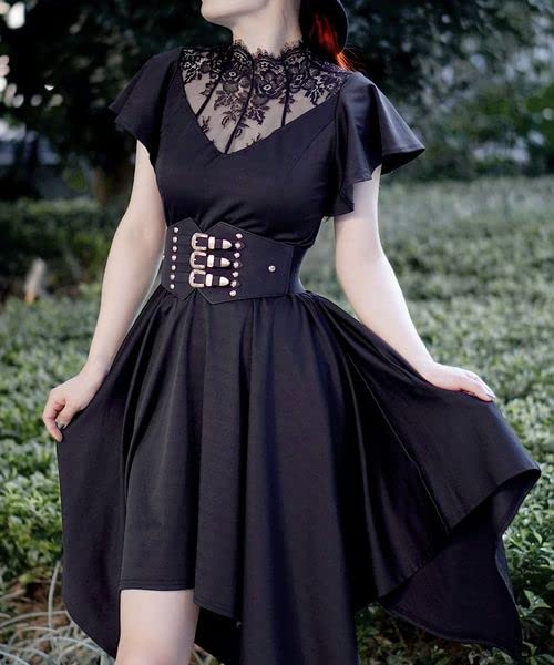 Scarlet Darkness Renaissance Wide Waist Belt Gothic Corset