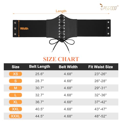 Women's Retro Lace-up Wide Waist Cinch Belt for Costume