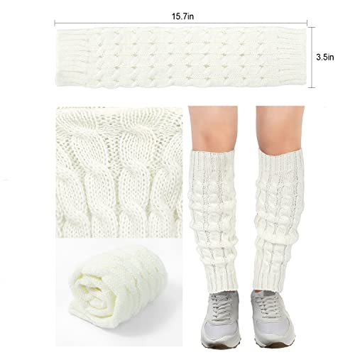 Neon Knit Legwarmers for 80s Dance Party