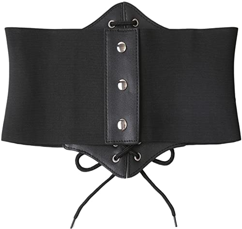 Vintage Leather Corset Belt for Women - Pirate Costume