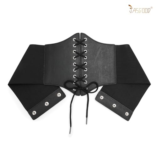 Women's Retro Lace-up Wide Waist Cinch Belt for Costume