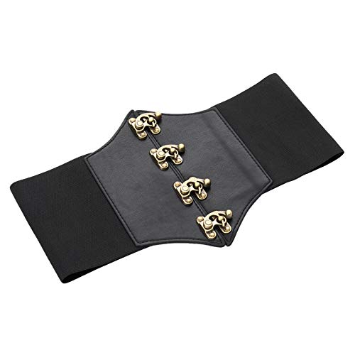 Scarlet Darkness Steampunk Pirate Corset Belt Retro Cincher