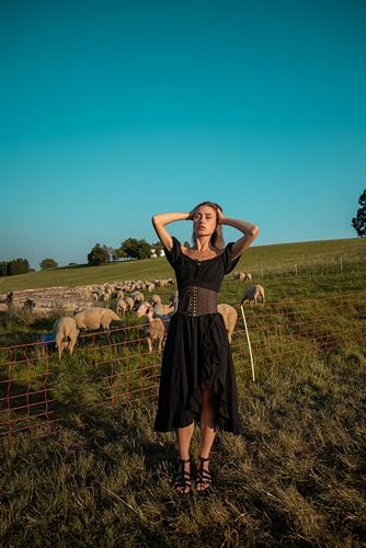 Scarlet Darkness Women's Brown Wide Elastic Waist Belt Vintage Retro Triple Zip Nec Waist Belt